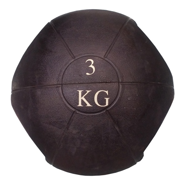 Medicinska žoga z dvema ročajema-crossfit core ball 3kg