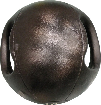 Medicinska žoga z dvema ročajema - crossfit core ball 6 kg