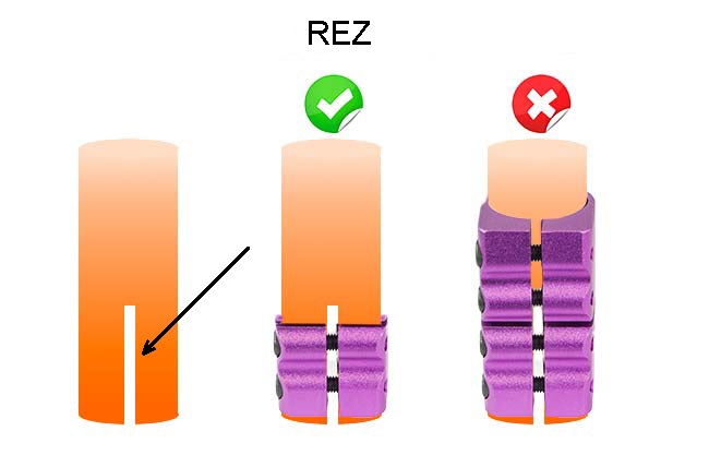 rez palice pri skiroju