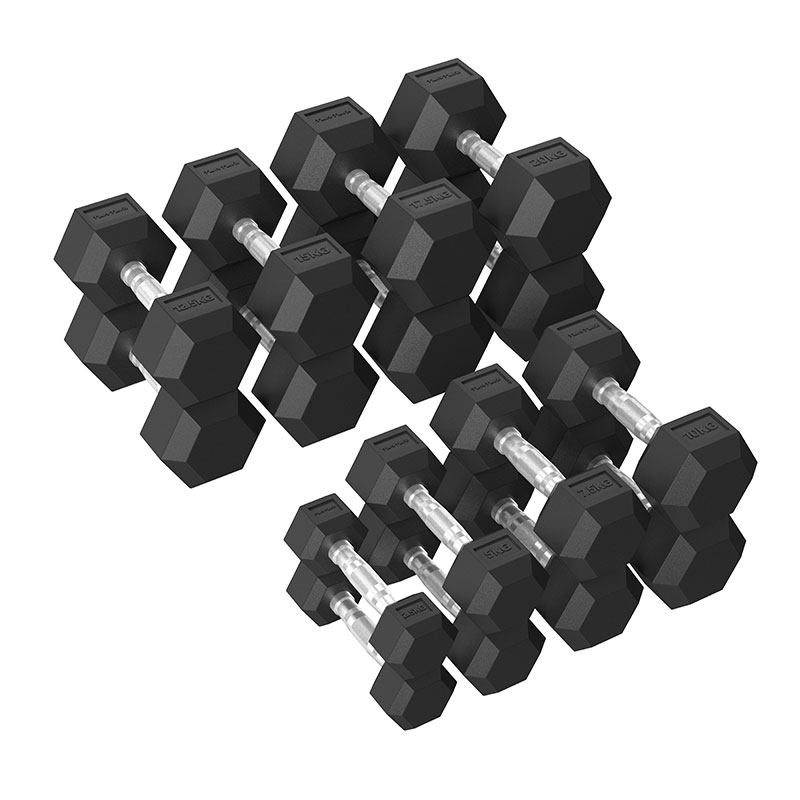 Platinum heksagon uteži 2,5-20 kg