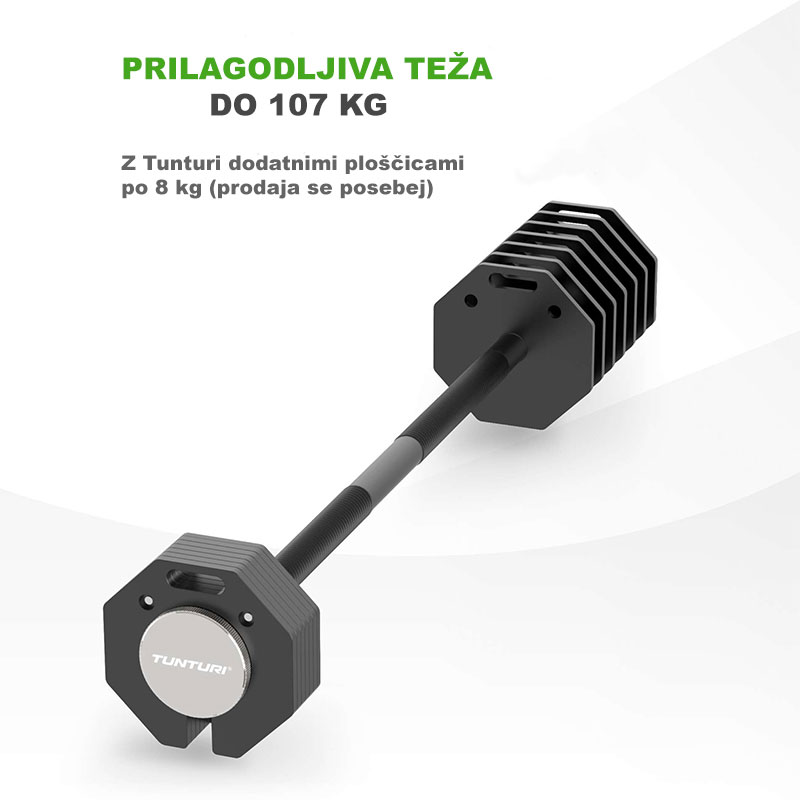 palica z utežmi barbell