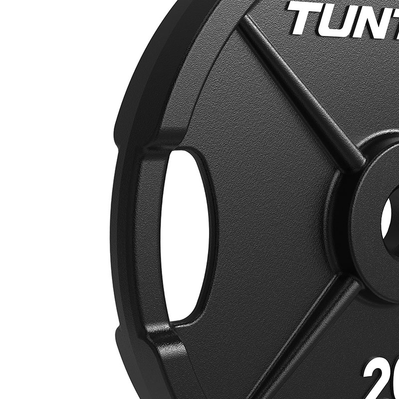 Olimpijske kovinske uteži z ročaji 20 kg - slika 3