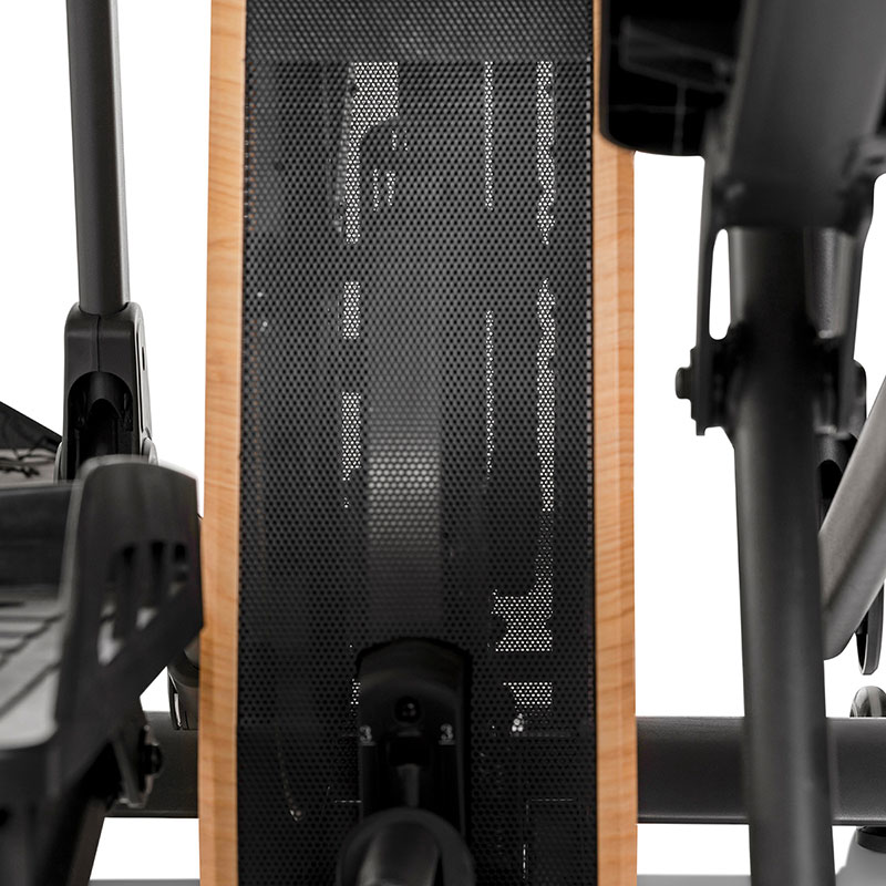 Hammer CrossPace 7.0 NorsK – eliptični trenažer z lesenim dizajnom in nagibom stopalk - slika 4